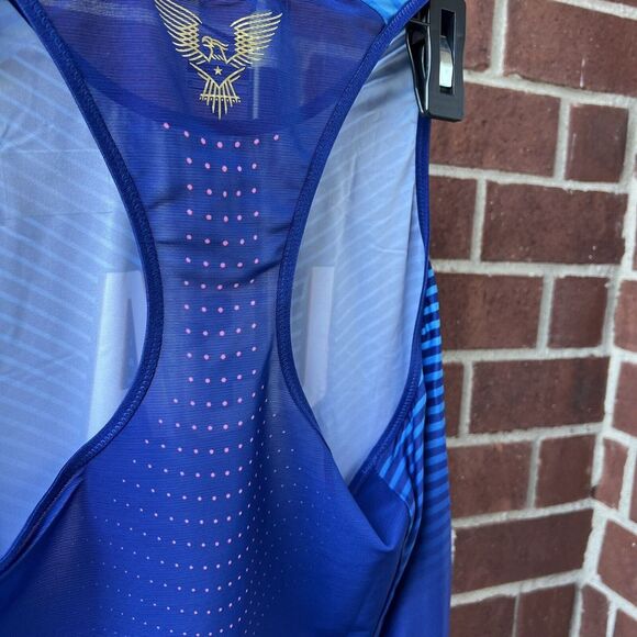 Nike Pro Elite Team Issue USA Olympics Speedsuit Track (898166-xxx) Womens Large - Picture 3 of 7